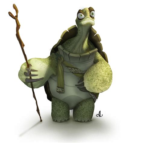 ArtStation - Master Oogway Digital Painting Study.