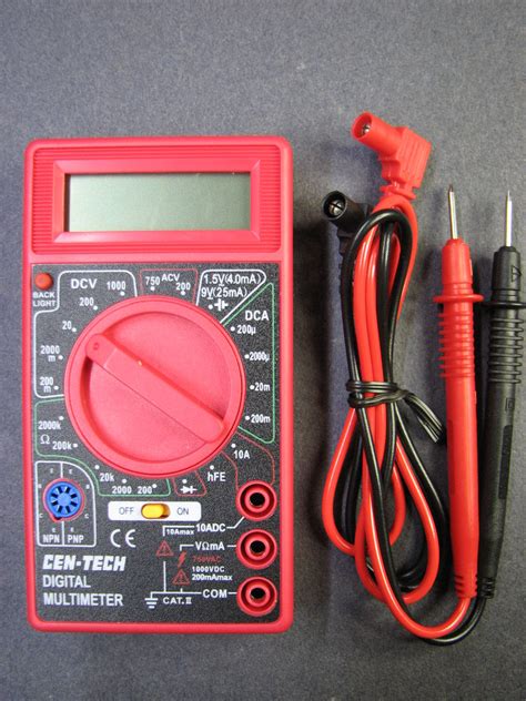 Cen-tech Multimeter Manual