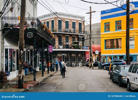 Decatur Street, in Marigny, New Orleans, Louisiana Editorial Photo ...