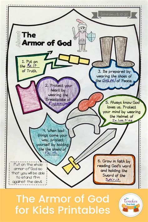 Armor Of God Printable Activities - Printable Word Searches