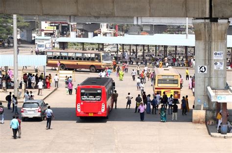 The Chennai Koyambedu bus stand as a deserted look during the Bharath Bandh