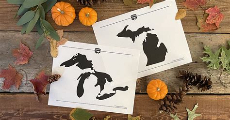 Michigan Pumpkin Carving Stencils – Peninsulas