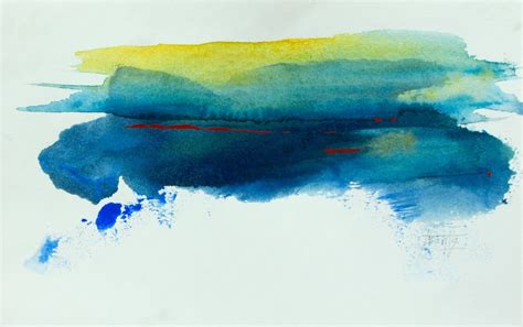 Bente Hansen Fine Art: Small abstract watercolor