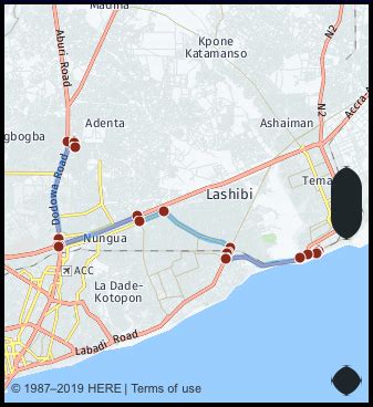 What is the distance from Madina Ghana to Tema Ghana? Google Maps ...