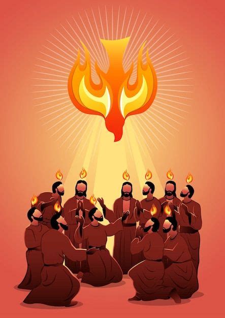 Celebrate Pentecost Sunday with this beautiful illustration