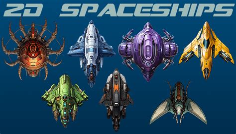 2D Spaceships | GameDev Market