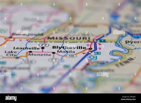 Blytheville arkansas map hi-res stock photography and images - Alamy