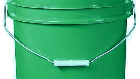 5 Gallon Plastic Buckets Green | Six Pack