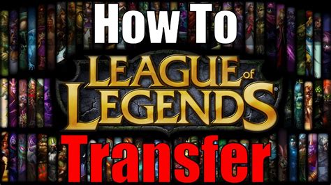 Guides For Dummies - How To Transfer Servers (League of Legends) - YouTube