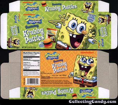 Happy 15th Anniversary SB! Spongebob Squarepants Gummy Krabby Patties ...