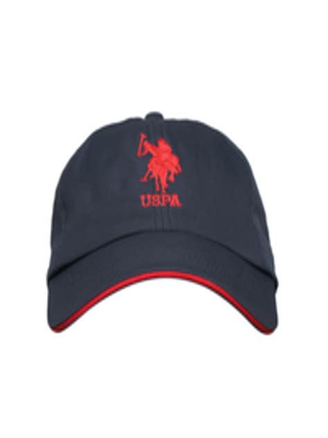 Buy U.S. Polo Assn. Men Navy Embroidered Baseball Cap - Caps for Men ...