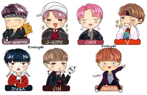 BTS chibi - Not Today by taekuyaki on DeviantArt