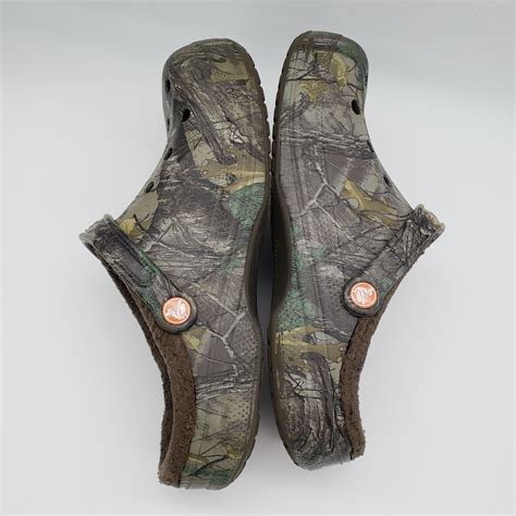 Crocs Camo Faux Fur Lined Clogs Mens Size 9 M 9M Womens Size 11 | eBay