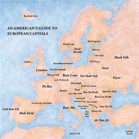 Labeled Map of Europe – Europe Map with Countries [PDF]