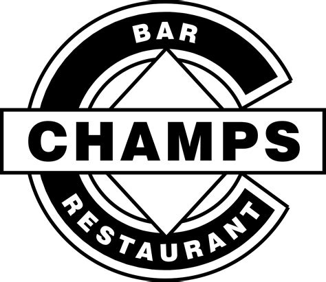 Champs Bar Restaurant Logo PNG Transparent & SVG Vector - Freebie Supply