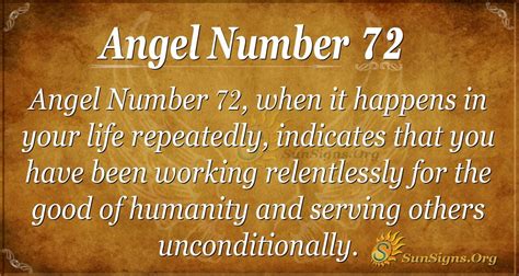 Angel Number 72 Meaning - A Positive Influence In Life - SunSigns.Org