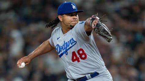 WATCH: Dodgers' Brusdar Graterol gets emotional while pitching in front ...