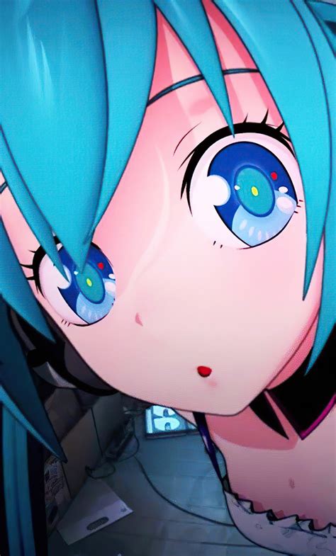 1280x2120 Hatsune Miku Closeup Big Eyes 4k iPhone 6+ ,HD 4k Wallpapers,Images,Backgrounds,Photos ...