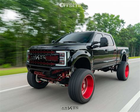 2019 Ford F-350 Super Duty Wheel Offset Hella Stance >5" Suspension ...