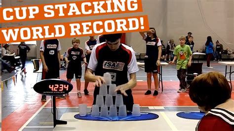 Cup Stacking World Record 2024 - Astra Candace