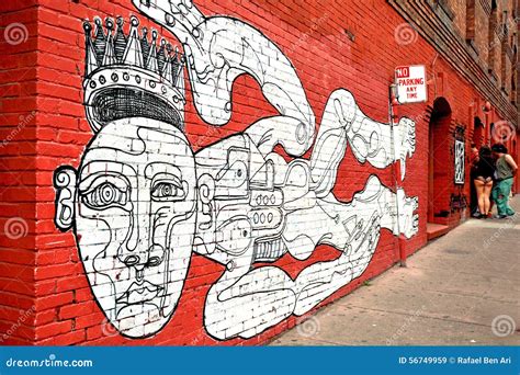 Mural Wall Paint in San Francisco California Editorial Stock Image ...