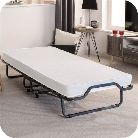 Buy Beautissu Folding Bed with Mattress 80 x 200 cm Venetia – Durable ...