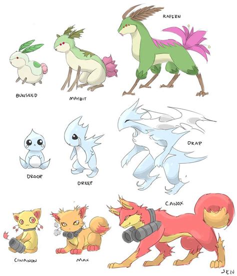 fakemon - Google Search | Pokemon, Cute pokemon, New pokemon