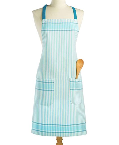 Martha Stewart Collection Jacquard Striped Apron, Created for Macy's ...