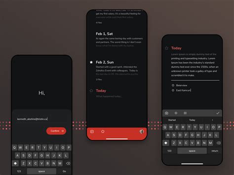 Diary App by Vignesh on Dribbble