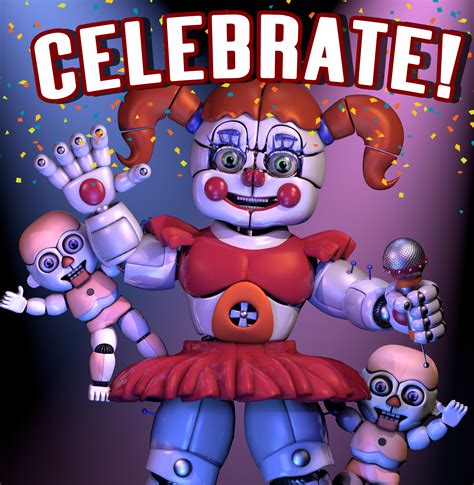 Circus Baby Celebrate Poster! by GamesProduction on DeviantArt