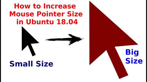 How to Increase Mouse Pointer Size in Ubuntu Mate - YouTube