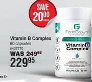 Food grown vitamin b complex-60 capsules offer at Dis-Chem