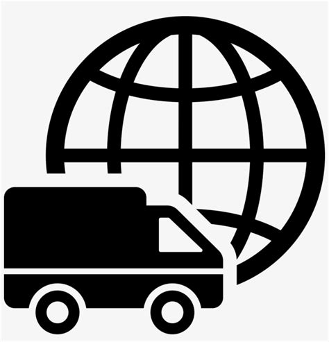 International Logistics Delivery Truck Symbol With - Logistics Icon PNG Image | Transparent PNG ...