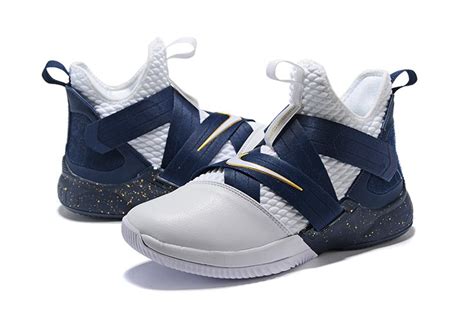 Nike LeBron Soldier 12 “Witness” White/Midnight Navy-Mineral Yellow ...