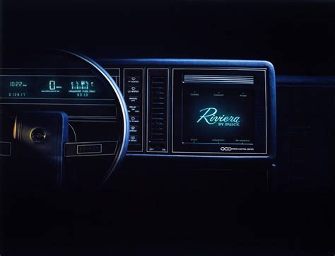 1986 Buick Riviera dashboard : r/RetroFuturism