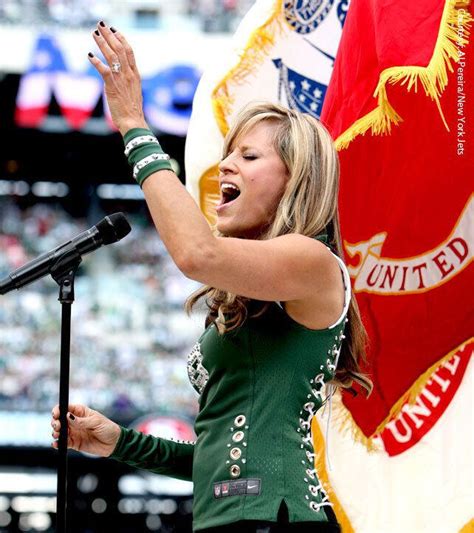 Lilian Garcia performs at New York Jets game on Sept. 30, 2012: photos ...