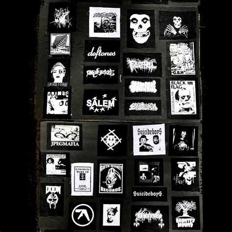 MUSIC BAND PATCHES Diy Punk - Etsy