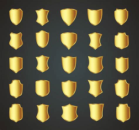 27,700+ Gold Shield Stock Illustrations, Royalty-Free Vector Graphics ...