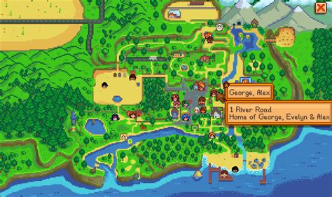 NPC Map Locations - Stardew | Guide