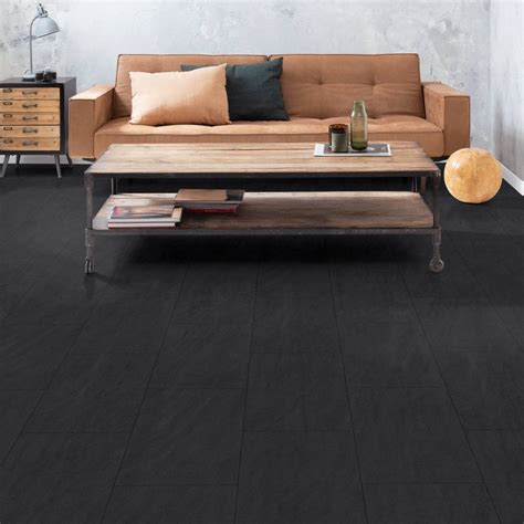 Black Tile Effect Laminate Flooring For Kitchens – Flooring Ideas