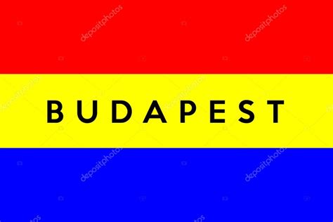 Bandera de la ciudad de Budapest — Foto de Stock #59575545 — Depositphotos