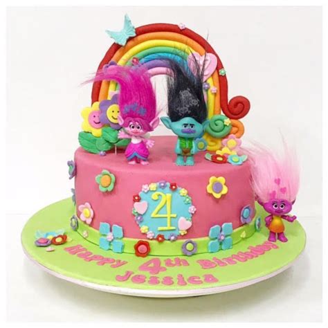 trolls_rainbow_birthday_cake - Three Sweeties