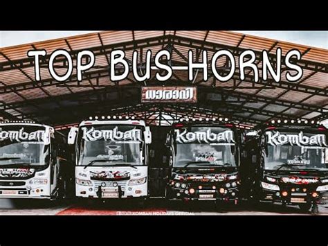 Kerala top tourist bus horns | komban | onenees | jai guru | - YouTube