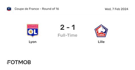 Lyon contre Lille - score en direct, compositions probables et ...