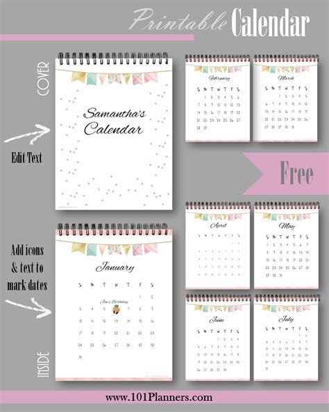Free April 2021 Calendars | 101 Different Designs and Borders