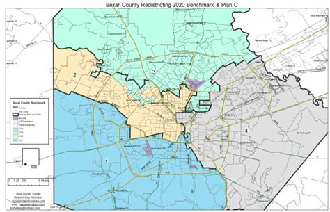 Bexar County commissioners see three redistricting options