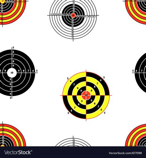 Seamless targets Royalty Free Vector Image - VectorStock