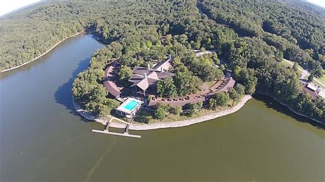 Lake Barkley State Resort Park & Lodge - Drone Aerial View - Cadiz ...