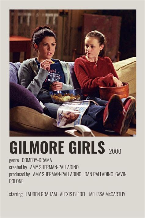 gilmore girls by rebecca | Movie posters minimalist, Girl movies, Movie poster wall