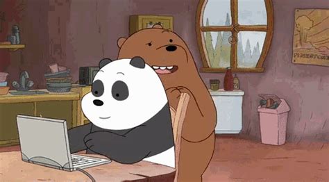 We Bare Bears Grizzly Bear GIF - WeBareBears GrizzlyBear PandaBear - Discover & Share GIFs